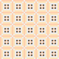 Fototapeta premium Abstract Cross Pattern generative computational art illustration