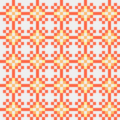 Abstract Cross Pattern generative computational art illustration