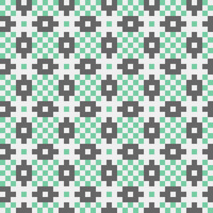 Abstract Cross Pattern generative computational art illustration