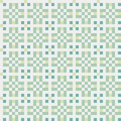 Fototapeta premium Abstract Cross Pattern generative computational art illustration