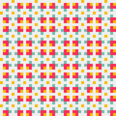 Abstract Cross Pattern generative computational art illustration