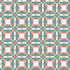 Abstract Cross Pattern generative computational art illustration