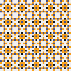 Abstract Cross Pattern generative computational art illustration