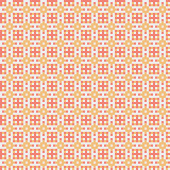 Abstract Cross Pattern generative computational art illustration