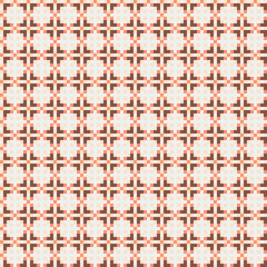 Abstract Cross Pattern generative computational art illustration