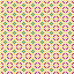 Abstract Cross Pattern generative computational art illustration