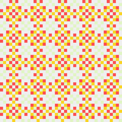 Abstract Cross Pattern generative computational art illustration