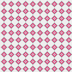 Abstract Cross Pattern generative computational art illustration