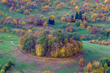 Blick vom Beurener Fels Albvorland, Beuren, Baden-Württemberg