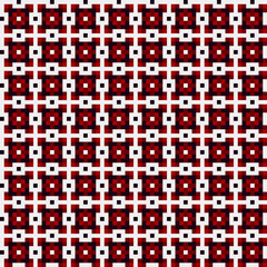 Abstract Cross Pattern generative computational art illustration