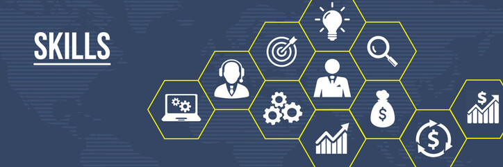 Internet, business, Technology and network concept.Coach motivation to skills improvement. Education concept. Training. Leadership skills. Human abilities. 3d illustration.