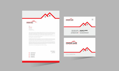 home letterhead and business card