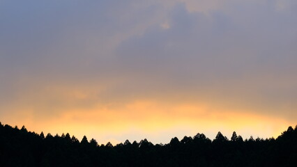 夕暮れ