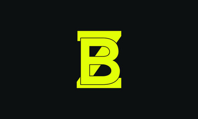 Bold letter logo ZB - Initial vector design - Premium Icon, Logo vector
