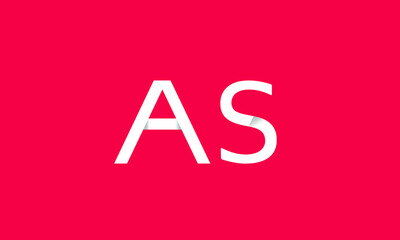 AS is unique 3D vector with a attractive design and pink background.