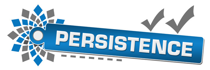 Persistence Blue Grey Circular Label Tick Marks 