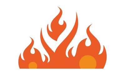 fire wave background vector