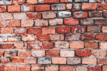 Old brick wall as urban background
