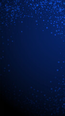 Magic stars Christmas background. Subtle flying sn