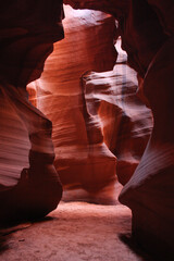 Magical Antelope canyon near town of Page, US