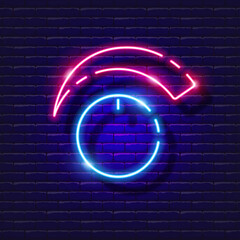 Volume control neon icon. Music glowing sign. Music concept. Vector illustration for Sound recording studio design, advertising, signboards, vocal studio.