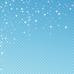 Random falling stars Christmas background. Subtle