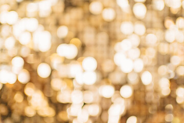 defocus. shiny photo zone with sparkling sequins. festive decor. 