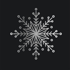 Silver Set vector snowflakes isolated , Ethnic ice cristal ornament, christmas icons, snowflakes for print, design for banner, idea, cover, booklet, print, flyer, card, poster, badge, postcard