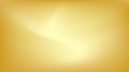 Abstract gold blurred gradient background. Smooth metallic background for Christmas holiday, valentine or wedding event.