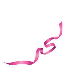beautiful pink flowing ribbon