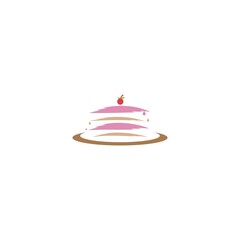 cake bakery logo design vector