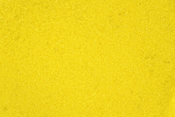 Small bright yellow crystals of sodium chromate, microscope photo, image width 17mm