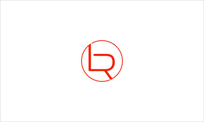 BR, RB, Abstract Letters Logo Monogram - obrazy, fototapety, plakaty