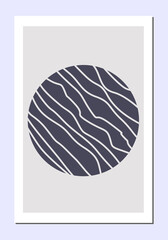 Creative minimalist hand drawn illustrations for wall decoration, postcard or brochure cover design. Hand draw vector design elements. Vector EPS10.