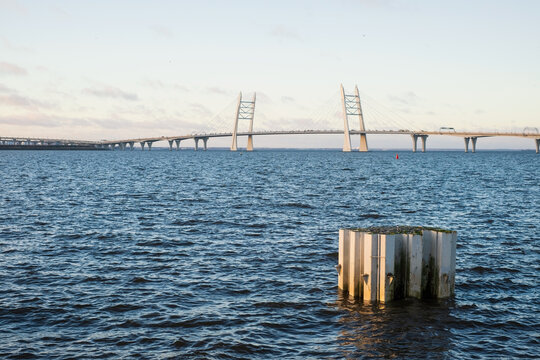 Western High-Speed Diameter known as ZSD, a toll motorway in Saint Petersburg, Russia.