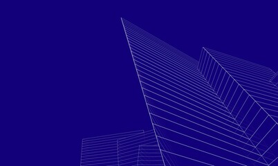Architecture digital drawing