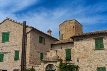 Cerasa, historic village in Pesaro e Urbino province, Marche