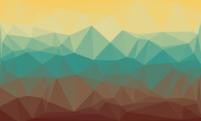 vibrant minimal multicolored polygonal background