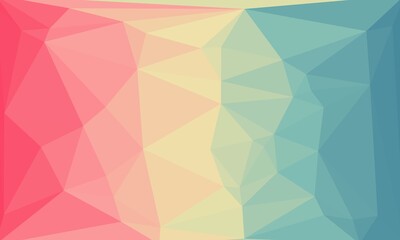 vibrant minimal multicolored polygonal background