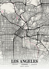 Los Angeles - United States Neapolitan City Map