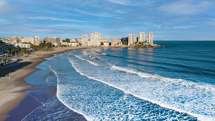 view of the beach in the algarve country
