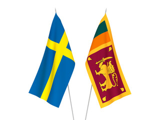 Sweden and Democratic Socialist Republic of Sri Lanka flags