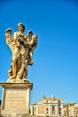 Fototapeta na wymiar Castel Sant Angelo, Rome, Italy, HDR Image