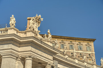 Fototapeta na wymiar St Peter Square, Rome