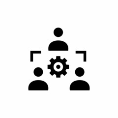 TEAM WORK icon in vector. Logotype