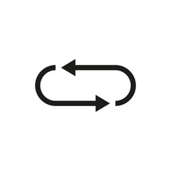 Swap icon icon. Arrow. Simple vector illustration on a white background