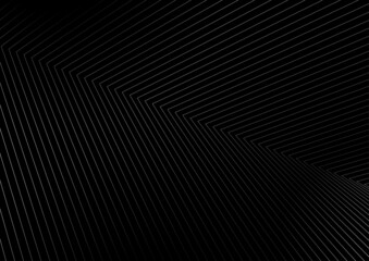 Black and white abstract minimal background with lines. Vector design