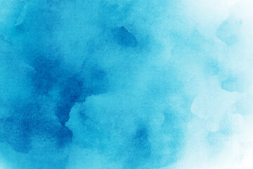 Abstract Blue Watercolor Background Texture, Digital Paper © ChinnishaArts