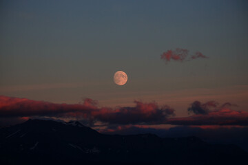 Moon over the Mountains 