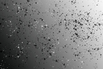 gray gradient abstract background. black and white dots